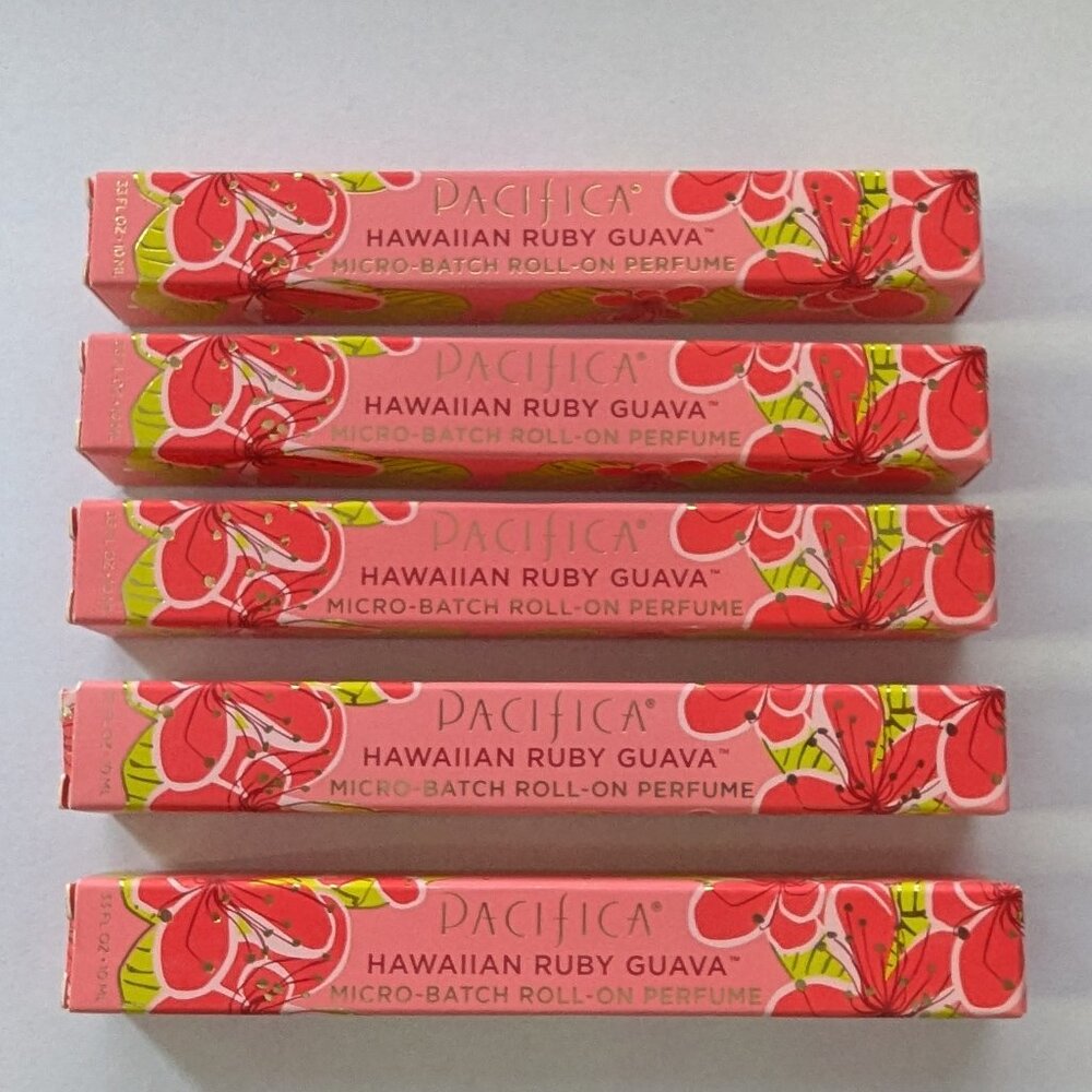 Pacifica Hawaiian Ruby Guava Perfume Roll-On Full Size .33 oz